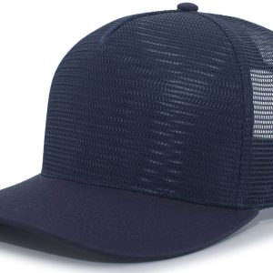 5-Panel Mesh Overlay Trucker Snapback - Image 5