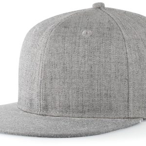 Wool Blend Heather Snapback Cap - Image 3