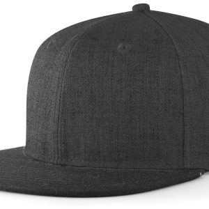 Wool Blend Heather Snapback Cap - Image 2