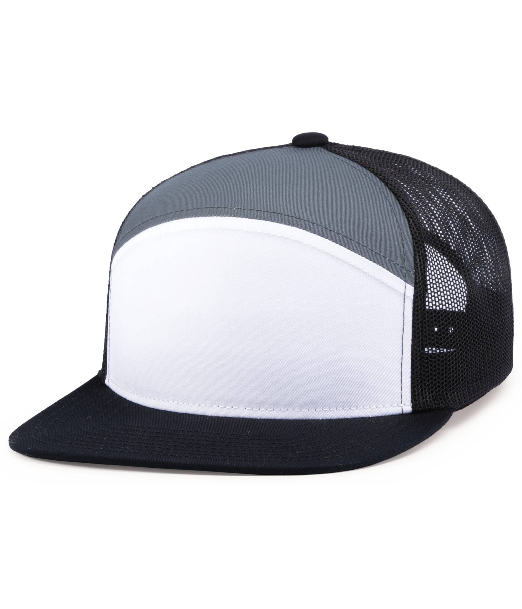 6-Panel Arch Trucker Snapback Cap - Image 1