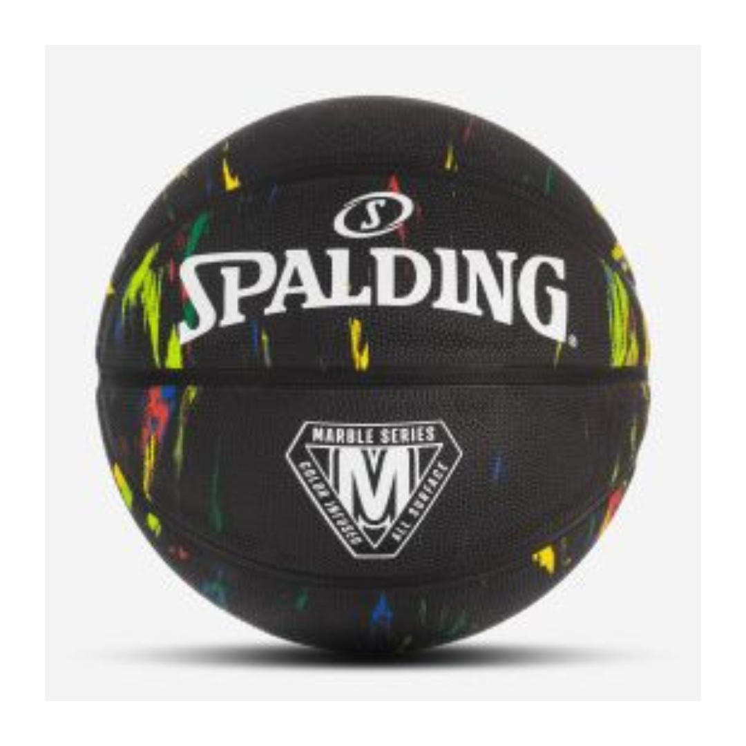Marble Series Black Multi-⁠Color Outdoor Basketball - Image 1
