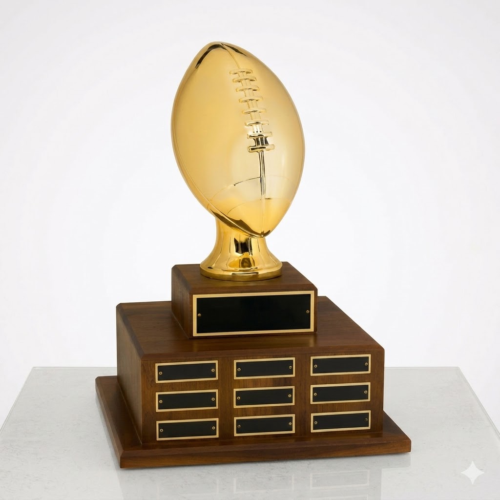 18" Official Size Football Perpetual Award