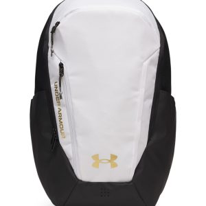 Under Armour 32L No Weigh Team Backpack - White/Black/Metallic Gold
