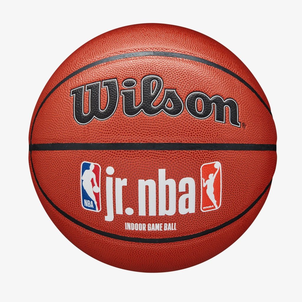 Indoor Jr. NBA composite basketball for youth play.